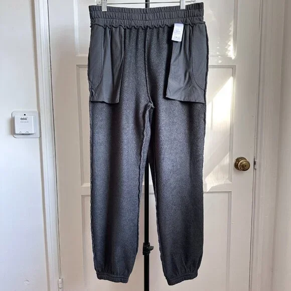 NWT MOTHER DENIM Women's Knock Out Ankle Pant Faded Black 100% Cotton L $188 - Picture 13 of 15